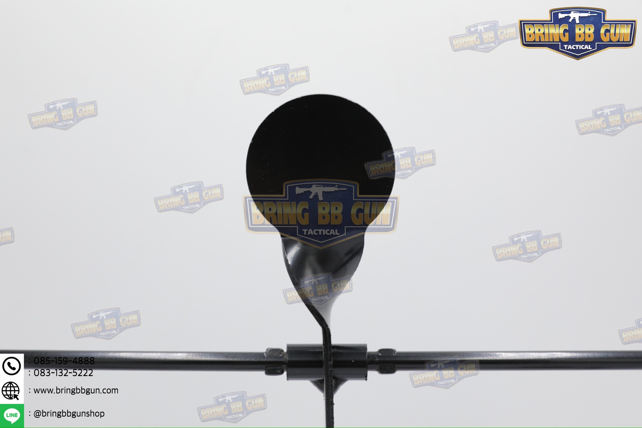 เป้าเพลทเหล็กสำหรับฝึกซ้อมยิงปืนบีบีกัน รุ่น B04 (เป้าซ้อมแบบพับเก็บได้)