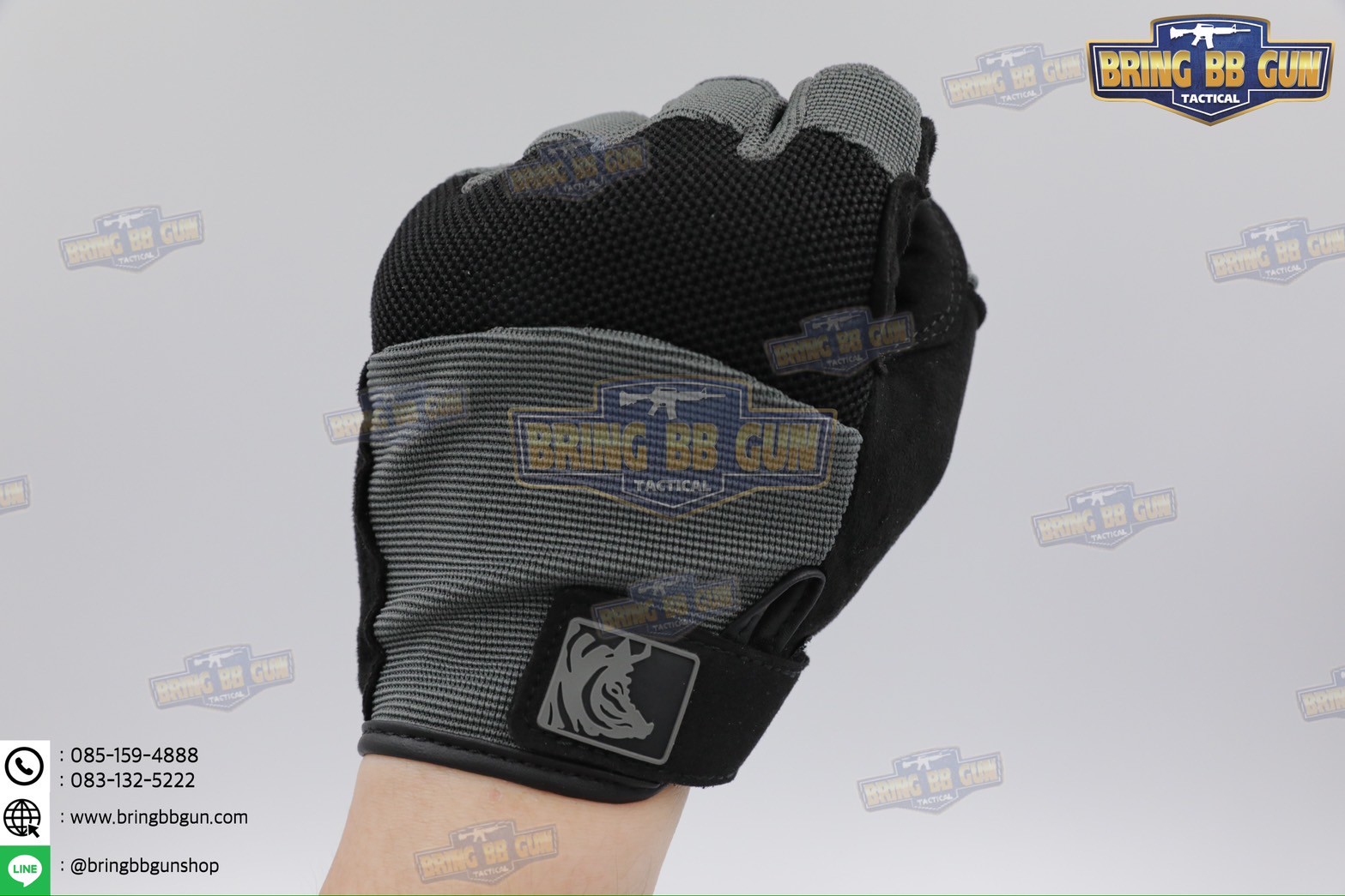ถุงมือเต็มนิ้ว ทรง Alpha (Tactical Glove) (ถุงมือหมูป่า) (Full Dexterity Tactical Glove)