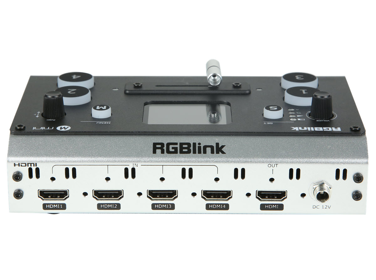 RGBlink Mini+ 4CH HDMI Streaming Switcher with PTZ