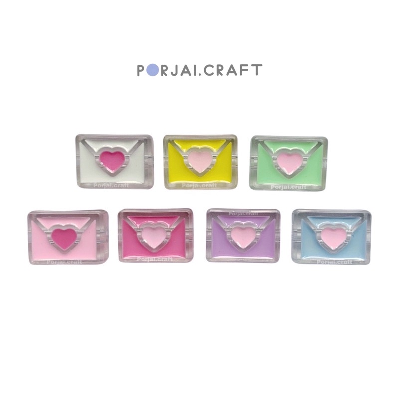 ลูกปัดจดหมาย Letter beads 22mm
