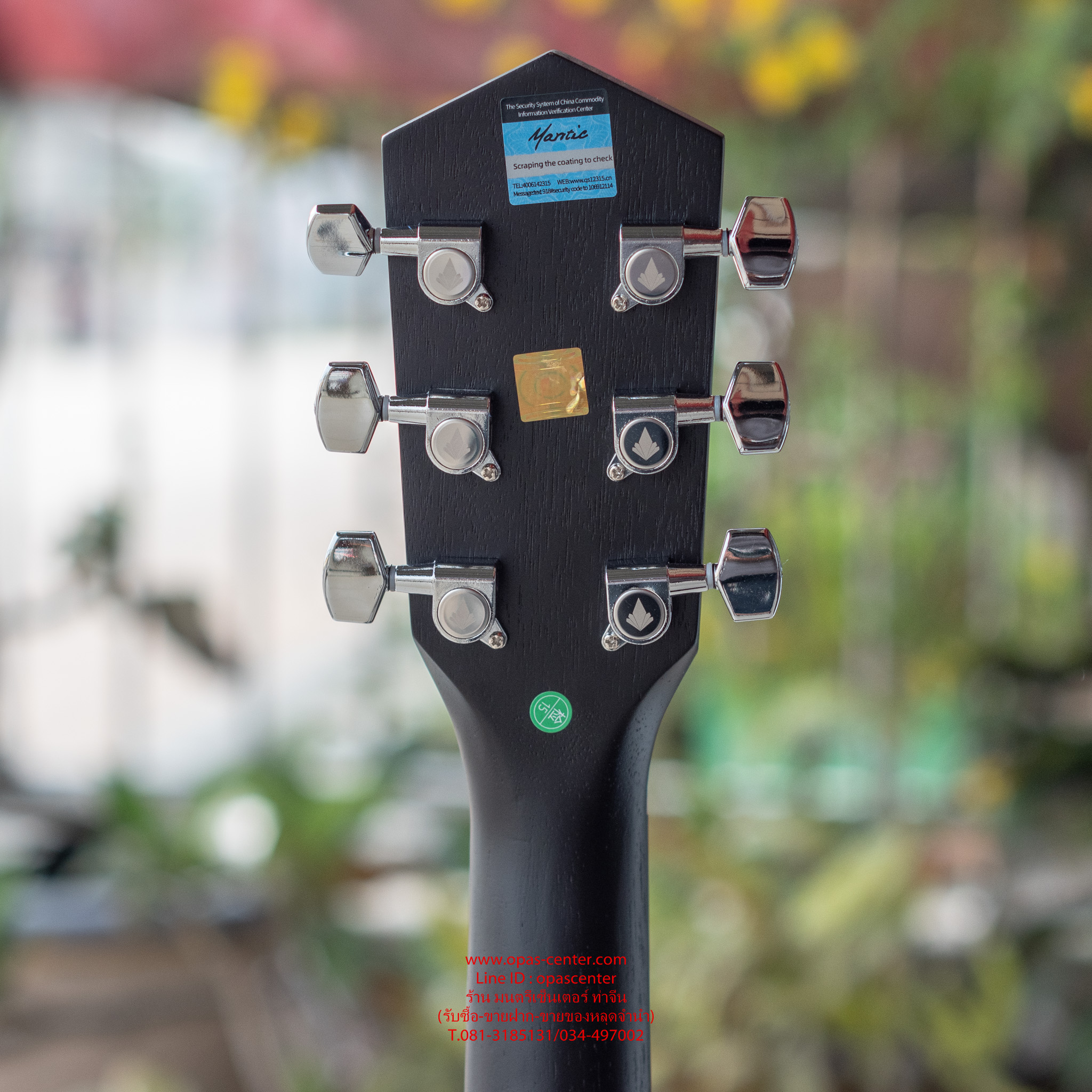 กีต้าร์โปร่งเว้าไฟฟ้า Mantic GT-1DC-BK E 41 นิ้ว คอเว้า สีดำ ไม้แองเกิลแมนสปรูซ/เชอร์รี่วู้ด มีเครื่องตั้งสายในตัว ของใหม่