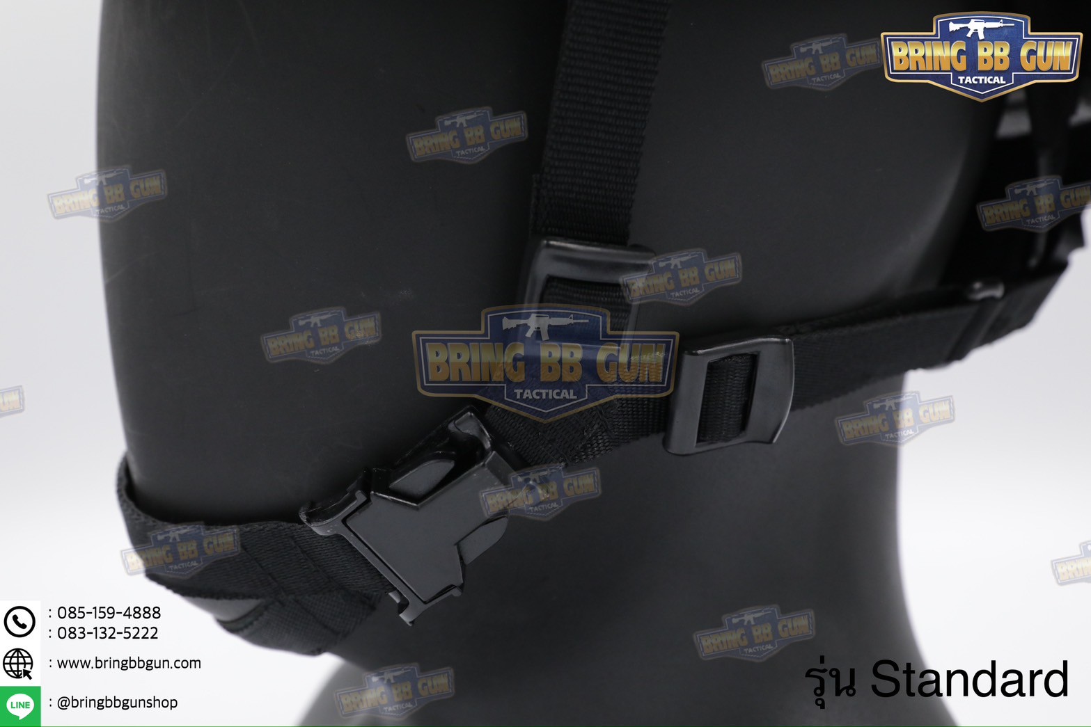 หมวกสายตรวจทรง Fast (หมวกฟาส) หมวกฟาส สีทอง-ดำ (Fast Helmet)