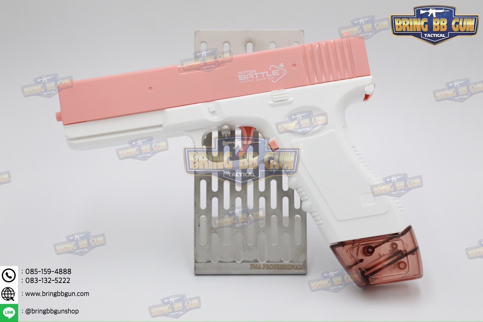 ปืนฉีดน้ำไฟฟ้า รุ่น Glock (ปืนฉีดน้ำของเล่น) (ปืนฉีดน้ำอัตโนมัติ) (ยิงได้ต่อเนื่อง)