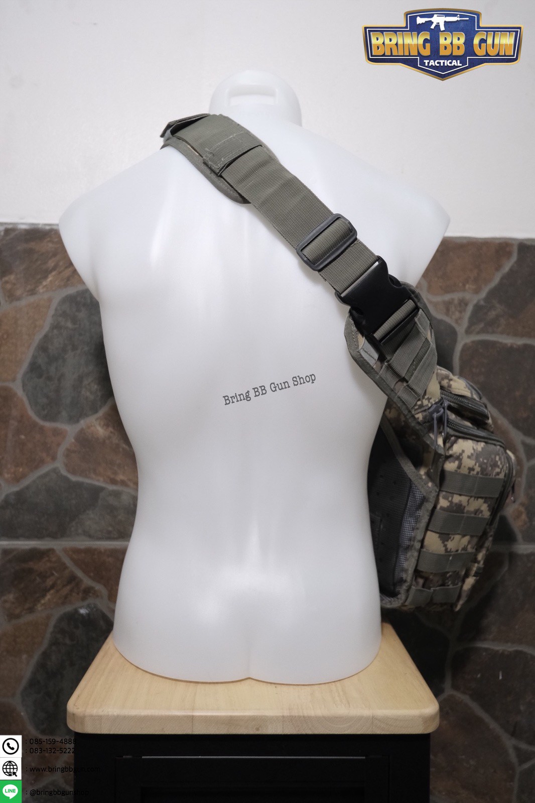 กระเป๋าสะพายข้าง-คาดอก รุ่น 6008 (สะพายกล้อง 6008)