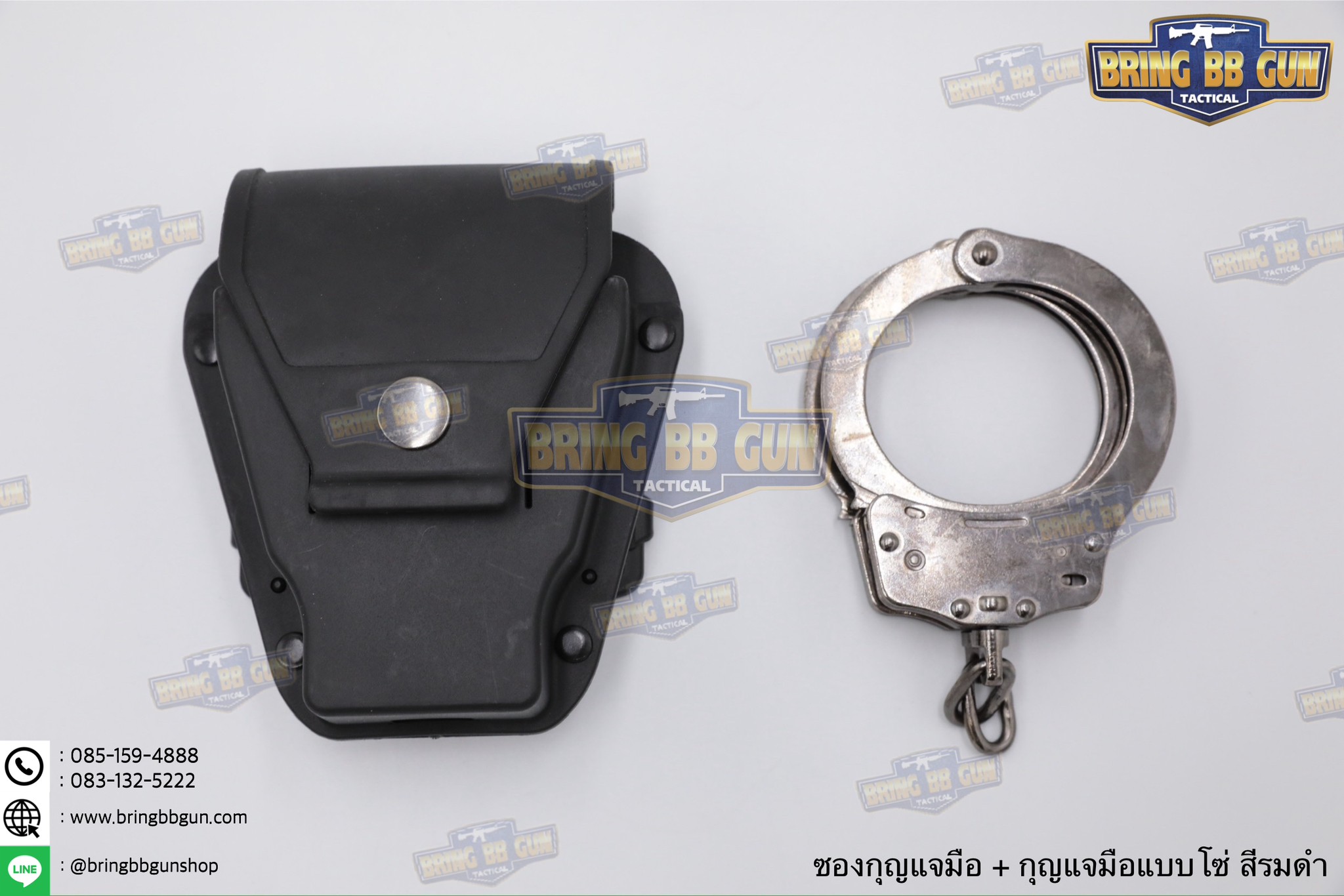 ซองกุญแจมือแบบมีฝาปิด Polymer (Handcuff Pouch) (Handcuff case)