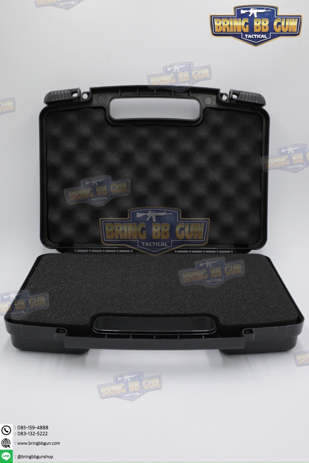 เคสกันกระแทรก B125 (กล่องปืนสั้น B125) (กล่องกันกระแทก) (Lockable Pistol Case) (Light Weight Case)