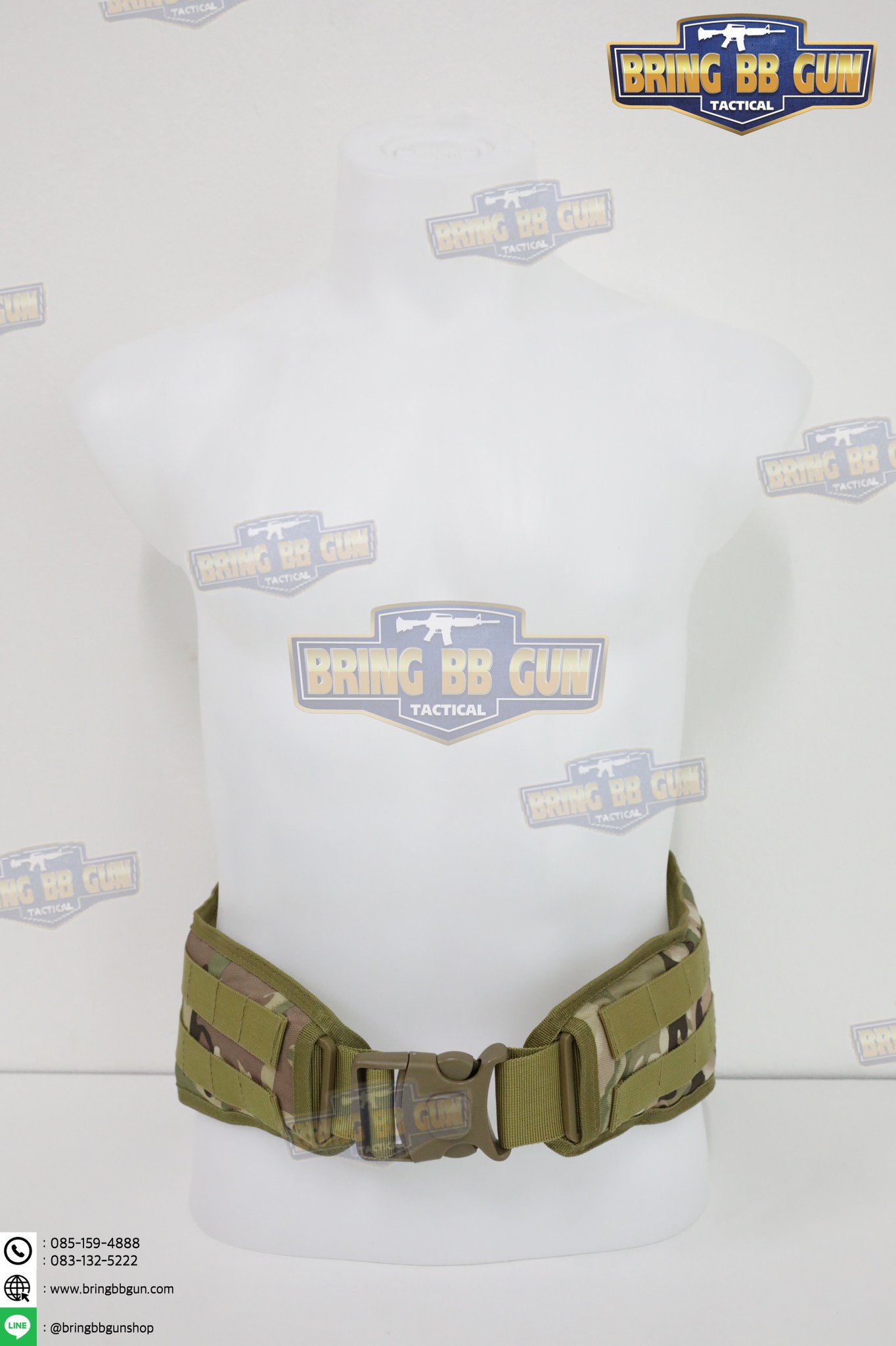 เข็มขัดสนาม แบบนวม (เข็มขัดสนามพร้อมรองนวม) (Battle Belt) (War Belt)