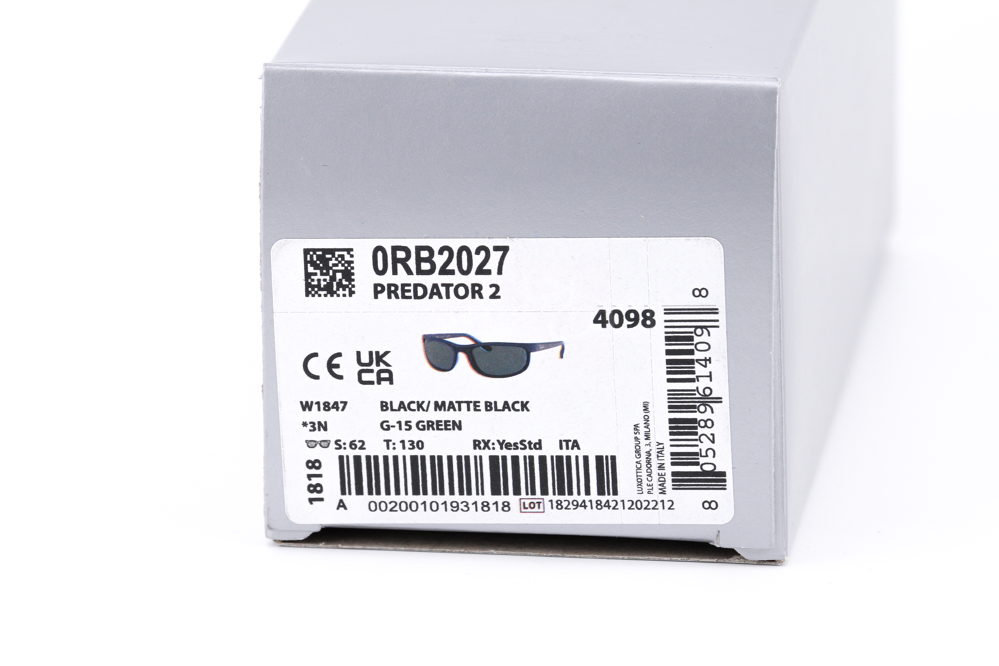 RayBan Predator 2 RB2027 W1847