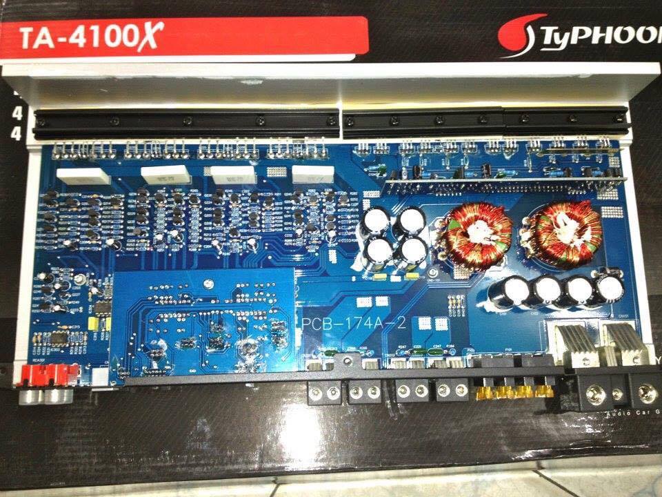 แอมป์ 4 CH TYPHOON TA-4100X (ใต้ฝุ่น)
