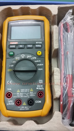 ใหม่ล่าสุด YUGO MY68 Digital Multimeter พร้อม Function Non Contact Voltage (เหมือนปากกาวัดไฟแบบไม่สัมผัส)