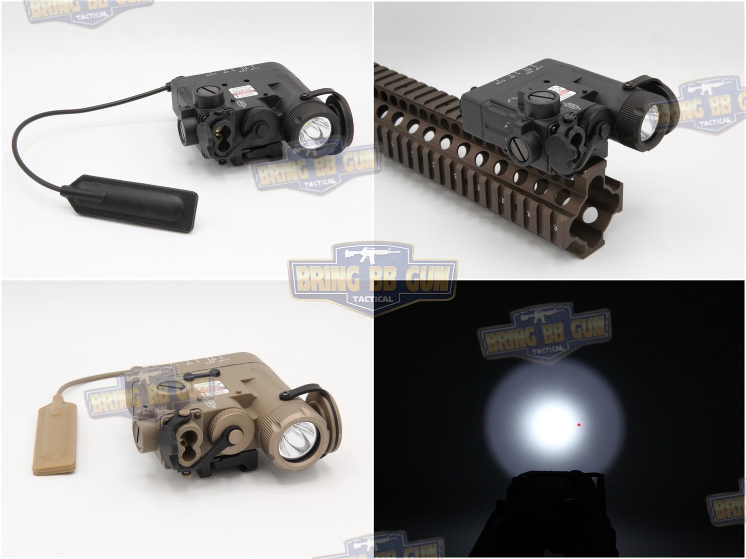 กล่อง DBAL-eMK2 (ไฟฉาย+เลเซอร์ชี้เป้าสีแดง+เลเซอร์ชี้เป้าIR) (กล่องแบตไฟฉาย+เลเซอร์สีแดง)