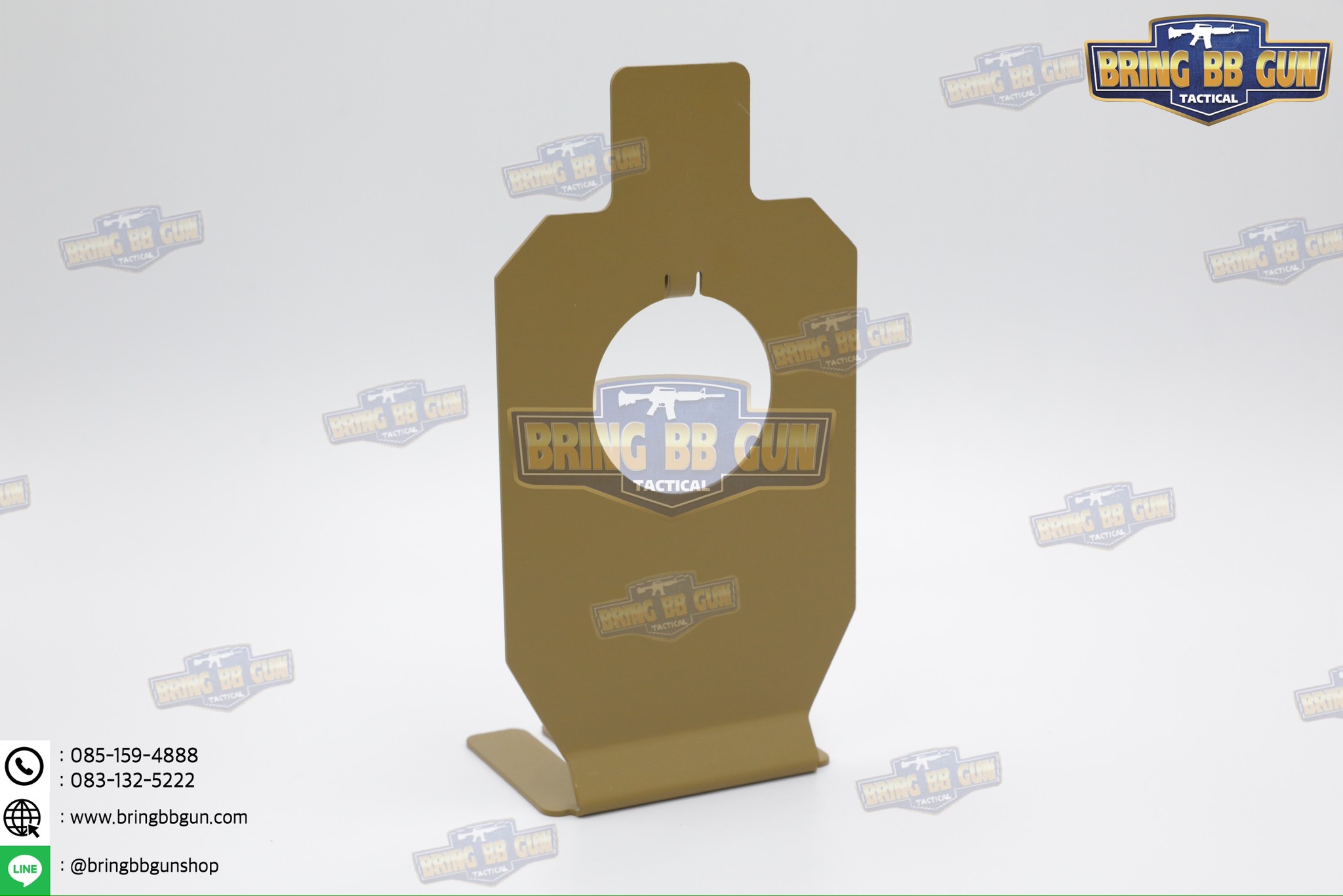 เป้าเพลทเหล็กสำหรับฝึกซ้อมยิงปืนบีบีกัน รุ่น B03 (เป้าซ้อมยิงรูปคนจิ๋ว)