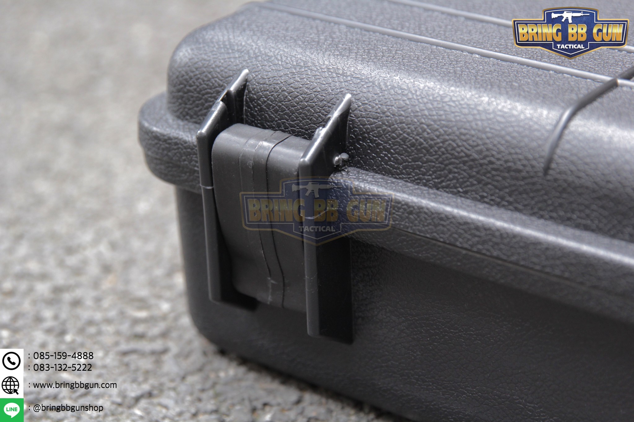 กล่องปืนยี่ห้อ Solid Case (Hard case) ขนาดภายนอก : 85*32*14 cm. ขนาดภายใน : 82*28.5*14 cm.