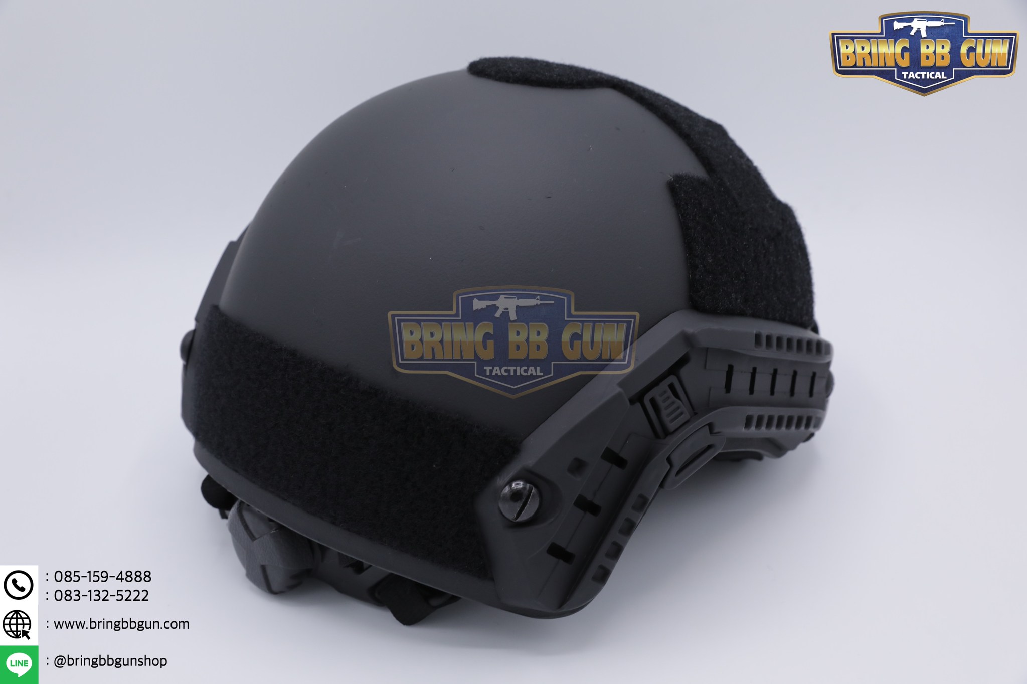 หมวก Fast ปรับท้ายทอยได้(หมวกฟาส) (Fast Helmet MH type) รุ่น Upgrade Version No holes ปรับรัดท้ายทอย