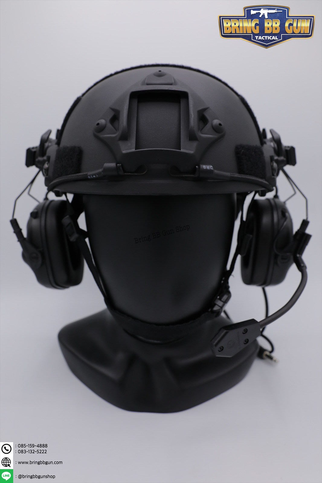 OX Horn Headset Bracket (อแดปเตอร์ขาจับหูฟังใส่รางข้างหมวกฟาส)