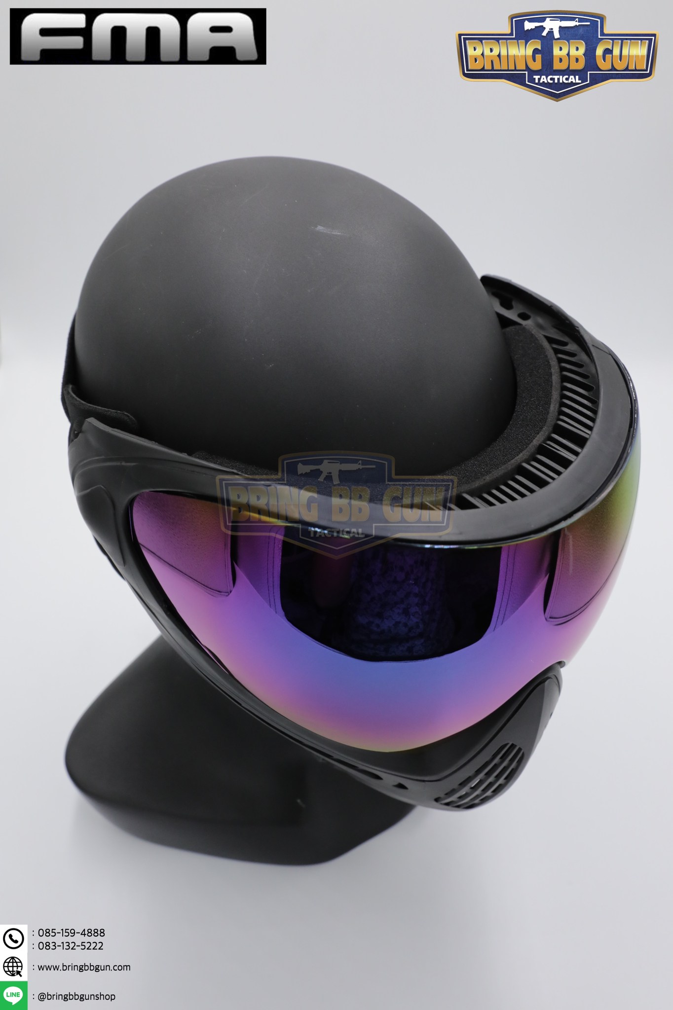 หน้ากาก F1 ยี่ห้อ FMA รุ่น เลนส์ 1 ชั้น