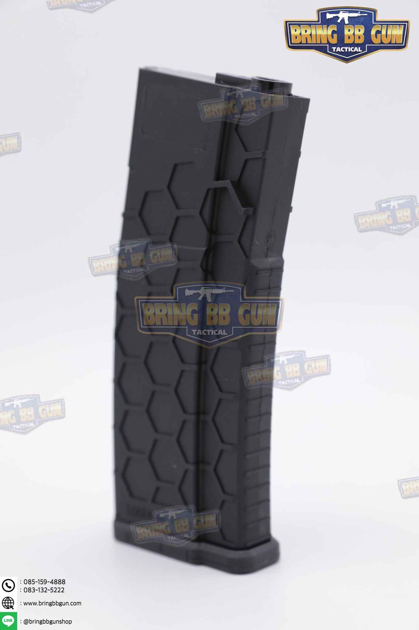 แม็กกาซีน M4 แบบstand(ไม่ต้องปั่น) ทรง Hex Mag (ทรง รังผึ้ง) (Hex Mag Mid-cap magazine)