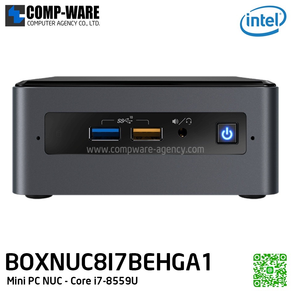 Intel NUC8I7BEHGA Mini PC NUC Kit - Core i7-8559U, RAM 8GB, HDD 32GB+2TB, Windows 10 Home 64bit, BOXNUC8I7BEHGA1