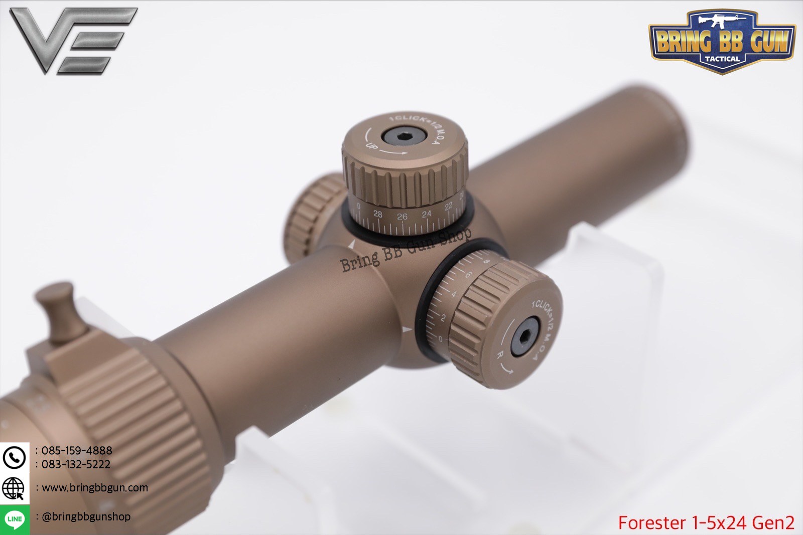 สโคปยิงไว ยี่ห้อ Vector Optics รุ่น Forester 1-5x24 Gen2 (Vector Optics Forester 1-5x24 Gen2)