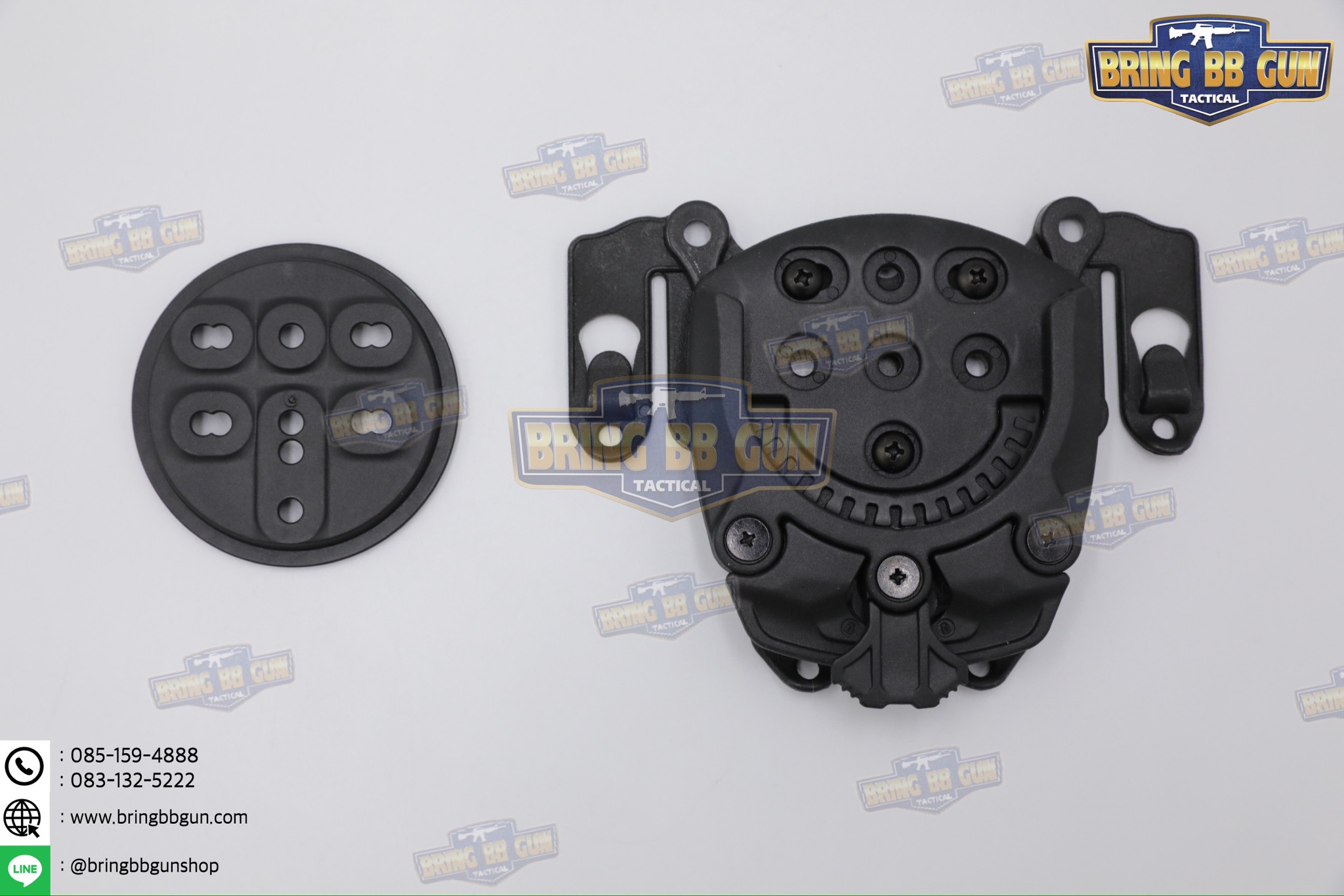 Adapter ปลดไวซองปืน BT TEK-MOUNT (360 Degree base adapter) (QUICK CONNECT MOUNTING SYSTEM) (Insert Disk and Receiver) (Blade)