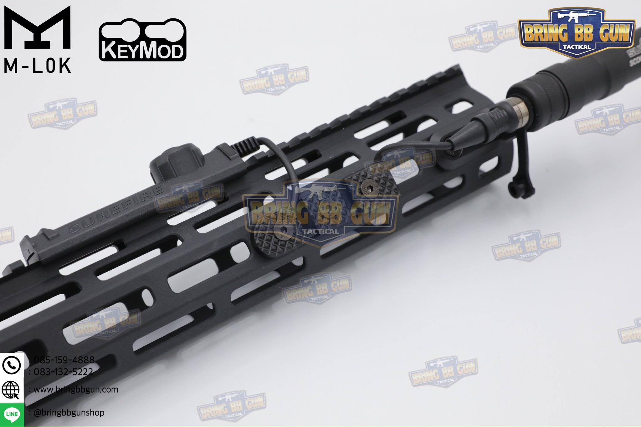 ที่จัดเก็บสายไฟหางหนู M-Lok&Keymod WG System (ใช้ได้กับชุดหน้าระบบราง M-Lok และ ระบบราง Keymod เท่านั้น)