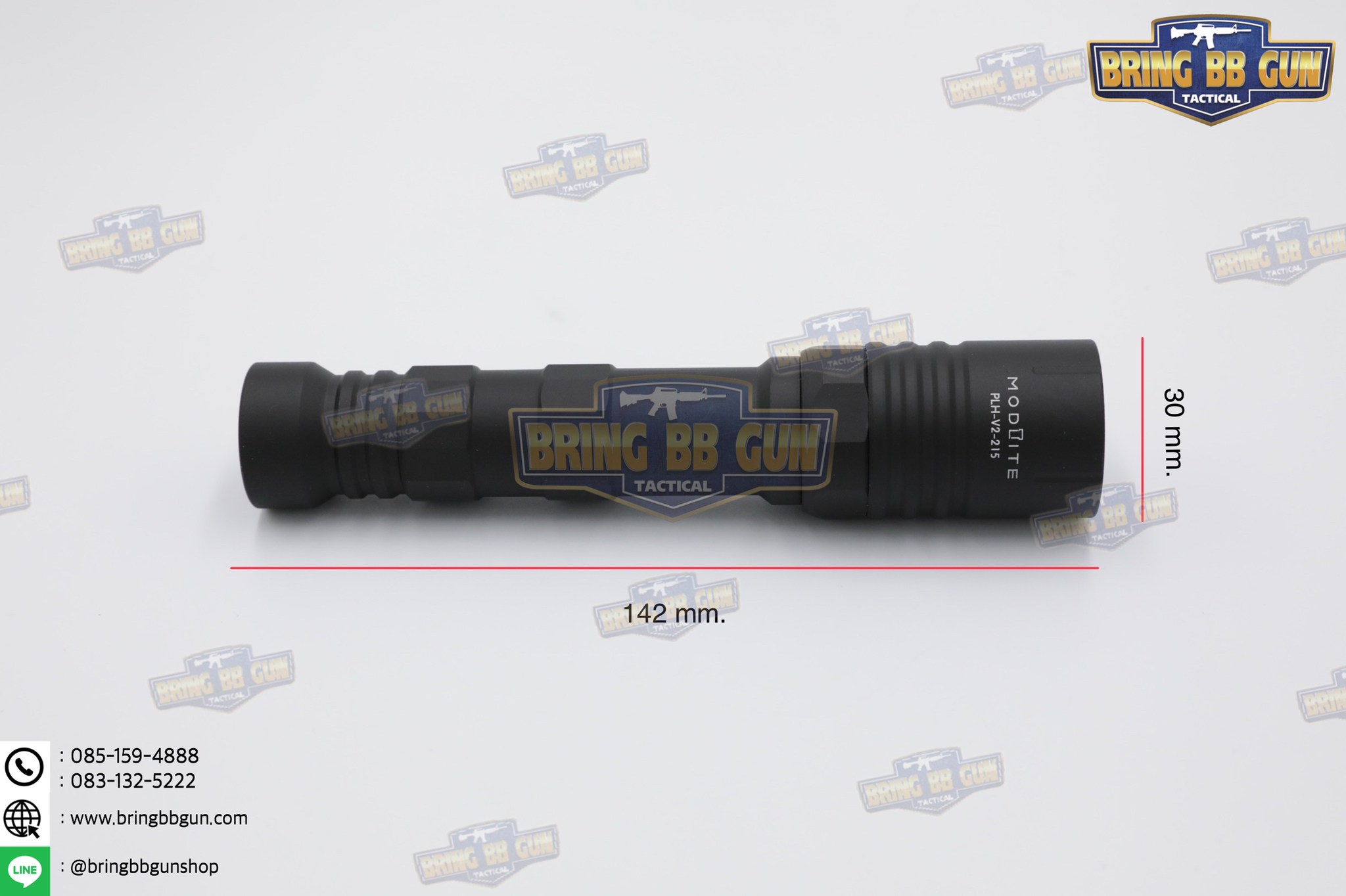 ไฟฉายติดปืน ทรง Modlite รุ่น WML PLHv2-18650 (รุ่นยาว) (หลอดLED)