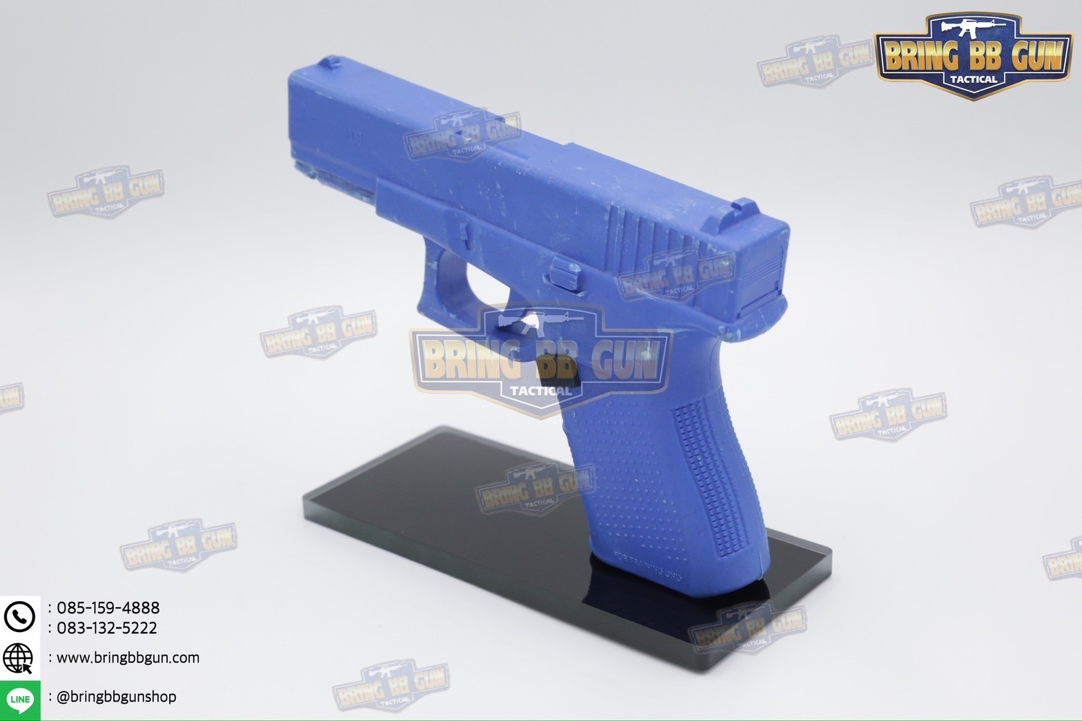 ขาตั้งปืนสั้น (ฐานกระจก) (Pistol Display Stand)