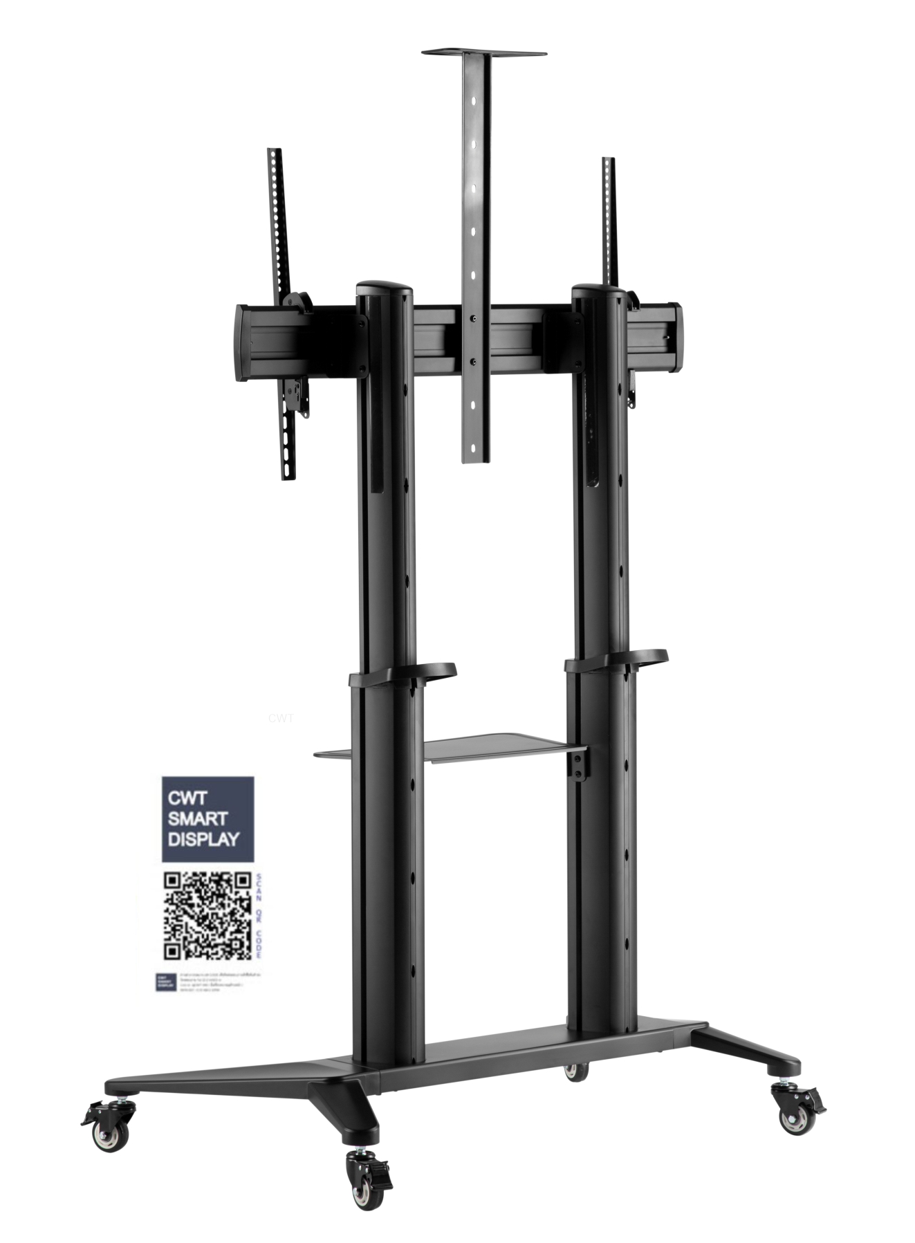 ขาแขวนทีวีตั้งพื้นมีล้อเลื่อนทีวีขนาด 70"-120" นิ้ว