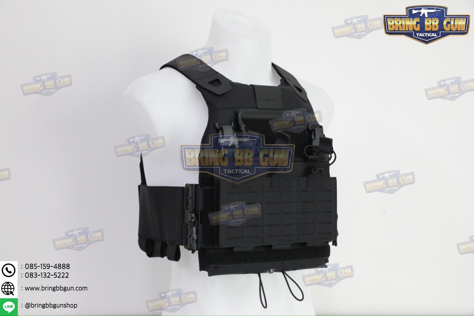 เสื้อเวส FCSK 3.6 (เสื้อเวส FCSK 3.0 + เพ้าแม็กกาซีน UTA (5.56 แบบ3ช่อง)) (FCSK 3.6 Plate Carrier) (FCSK 3.0 + UTA Front Flap)