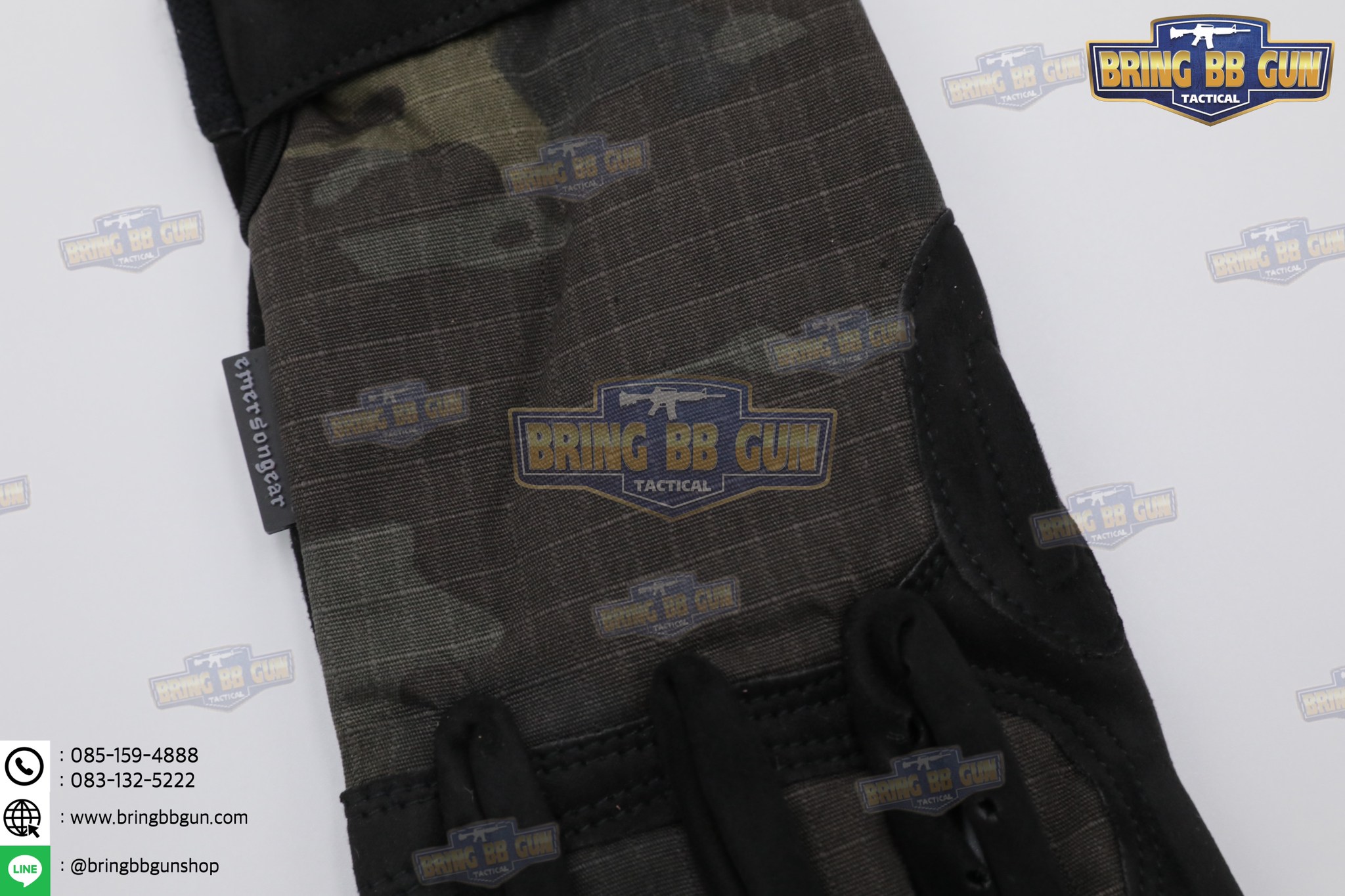 ถุงมือเต็มนิ้ว ยี่ห้อ Emerson รุ่น Tactical Lightweight Camouflage Gloves (Tactical Gloves)