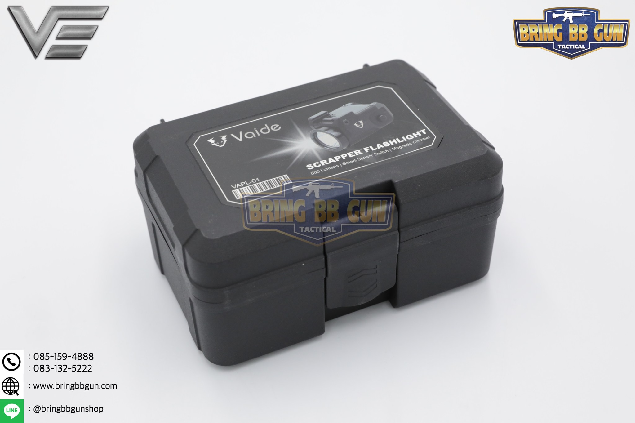 ไฟฉายติดปืน (Sub-Compact) ยี่ห้อ Vector Optics รุ่น Vaide Scrapper (Vaide Scrapper Sub-Compact Pistol Flashlight)