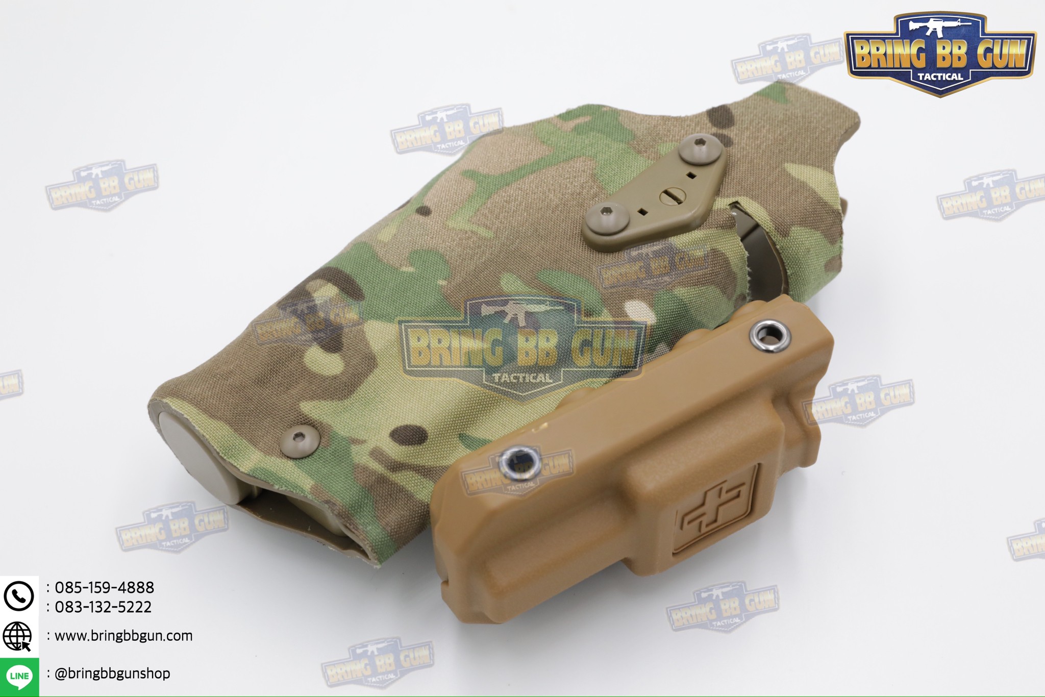 เพลทเสริมซองปืนติดเพ้าทูนิเก้ รุ่น NCP2 (แผ่นเพลทติดอุปกรณ์เสริมซองปืน) (Tourniquet Adapter Mount) (Tourniquet Adapter Mount for Safariland Holsters) (BBC NCP2) (NCP2 for Safariland Holsters) (Negative Cant Plate)