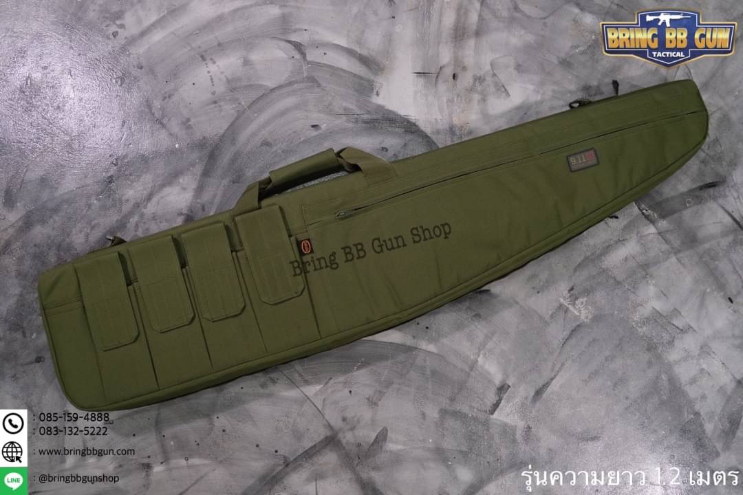 กระเป๋าใส่ปืนยาว ยี่ห้อ9.11 รุ่น ทรงแหลม 85/100/120 cm.