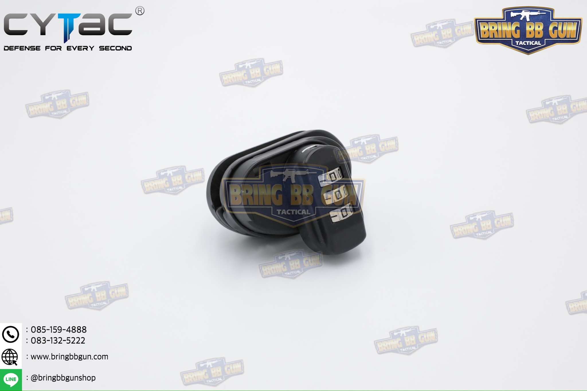 ตัวล็อคโกร่งไกปืน แบบใส่รหัส ยี่ห้อ Cytac (ตัวล็อคไกปืน Cytac แบบใส่ 3 รหัส)