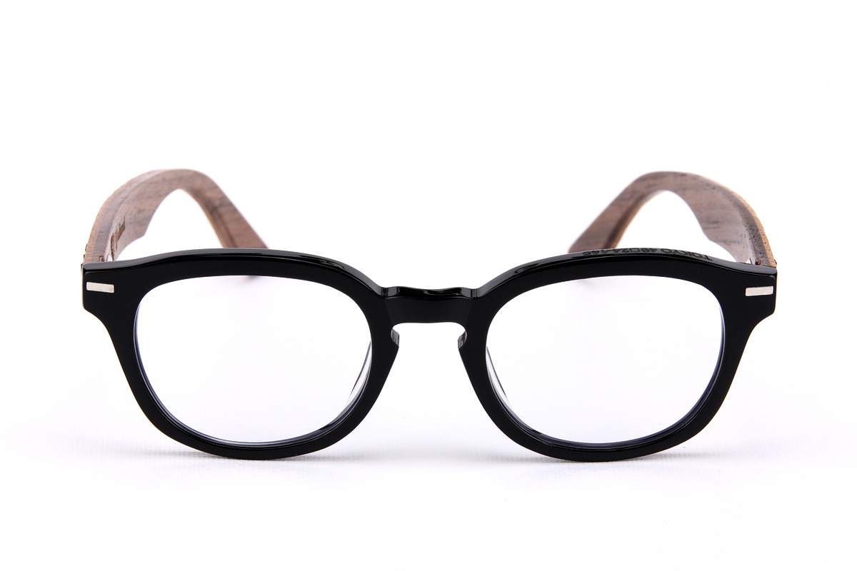 กรอบแว่นสายตาขาไม้ Weekend Duet Collection Tokyo Black (Light)