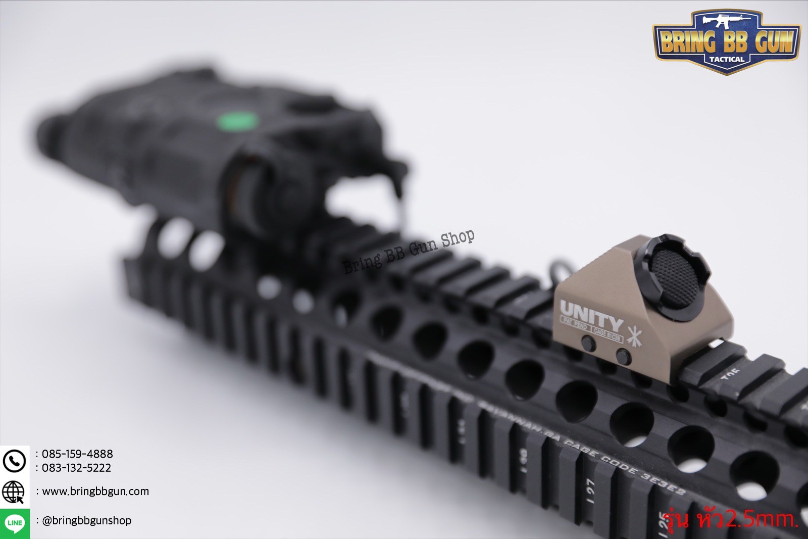 สวิตช์หางหนู ยี่ห้อ Unity (Hot Button) รุ่น ราง 20mm. (Picatinny)