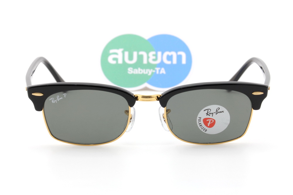 RayBan CLUBMASTER SQUARE RB3916 130358 Polarized Lens