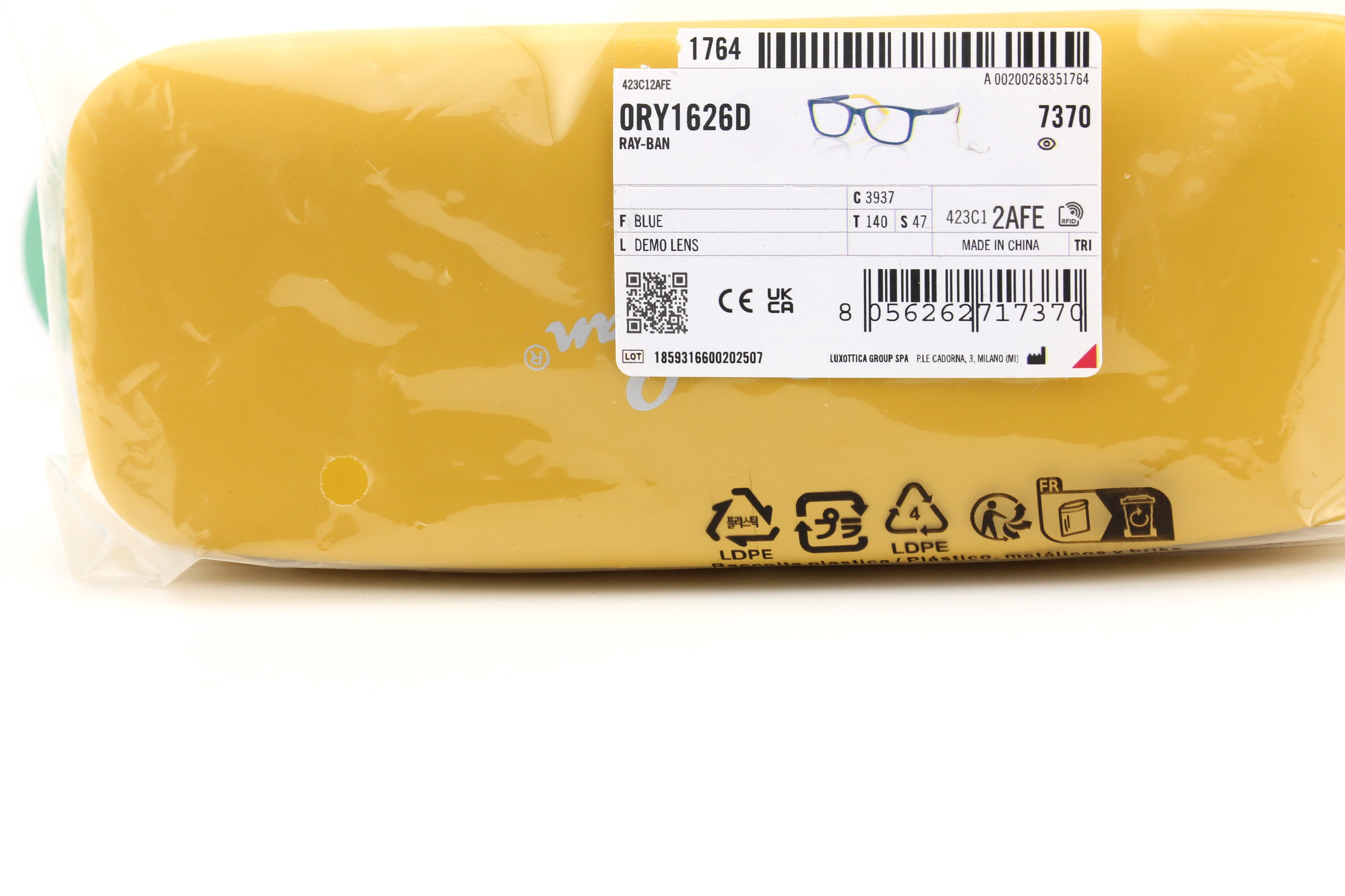 กรอบสายตาเด็ก RayBan junior RY1626D 3937