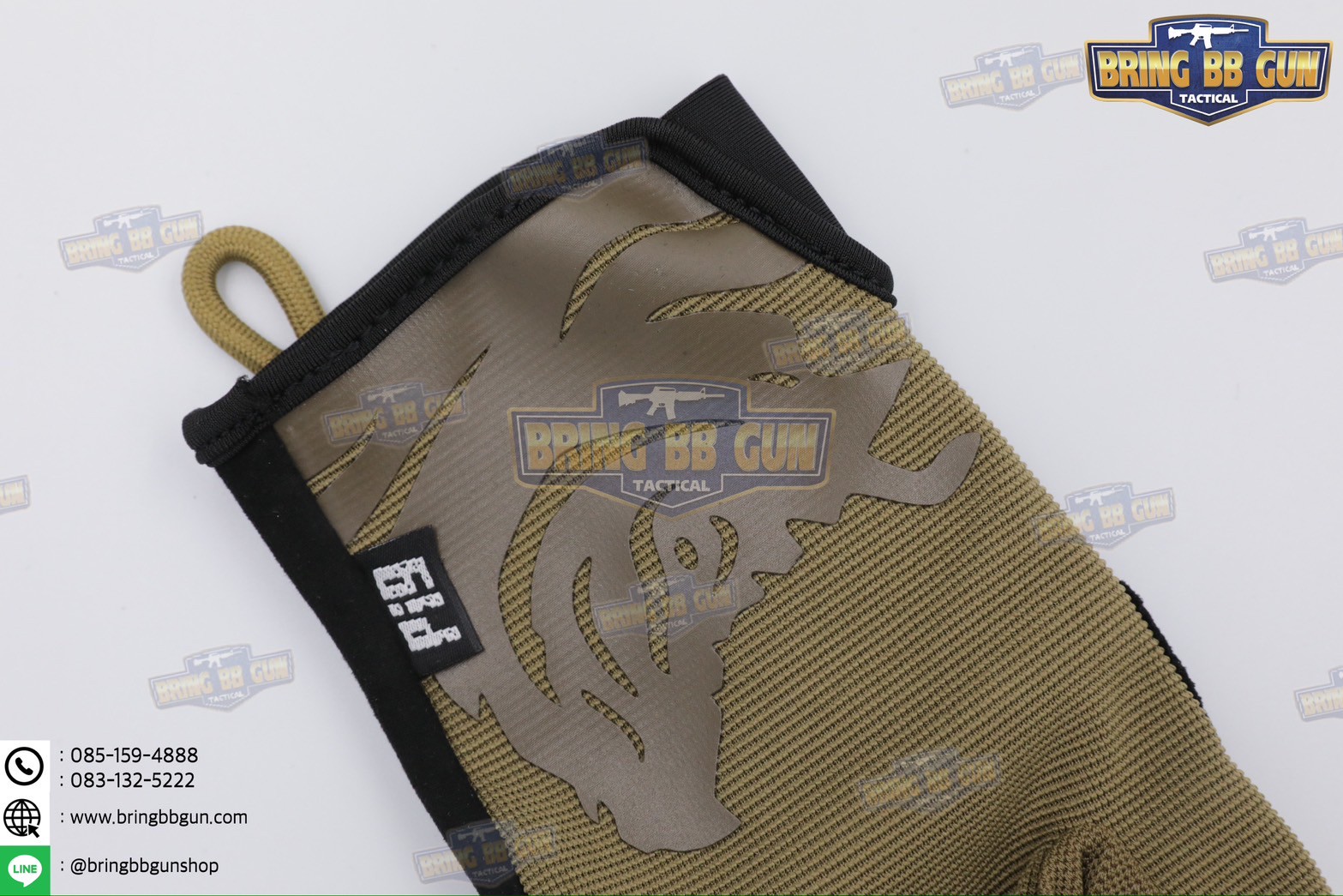 ถุงมือเต็มนิ้ว ทรง Delta (Tactical Glove) (ถุงมือหมูป่า) (Full Dexterity Tactical Glove) (Utility Model) (FDT)