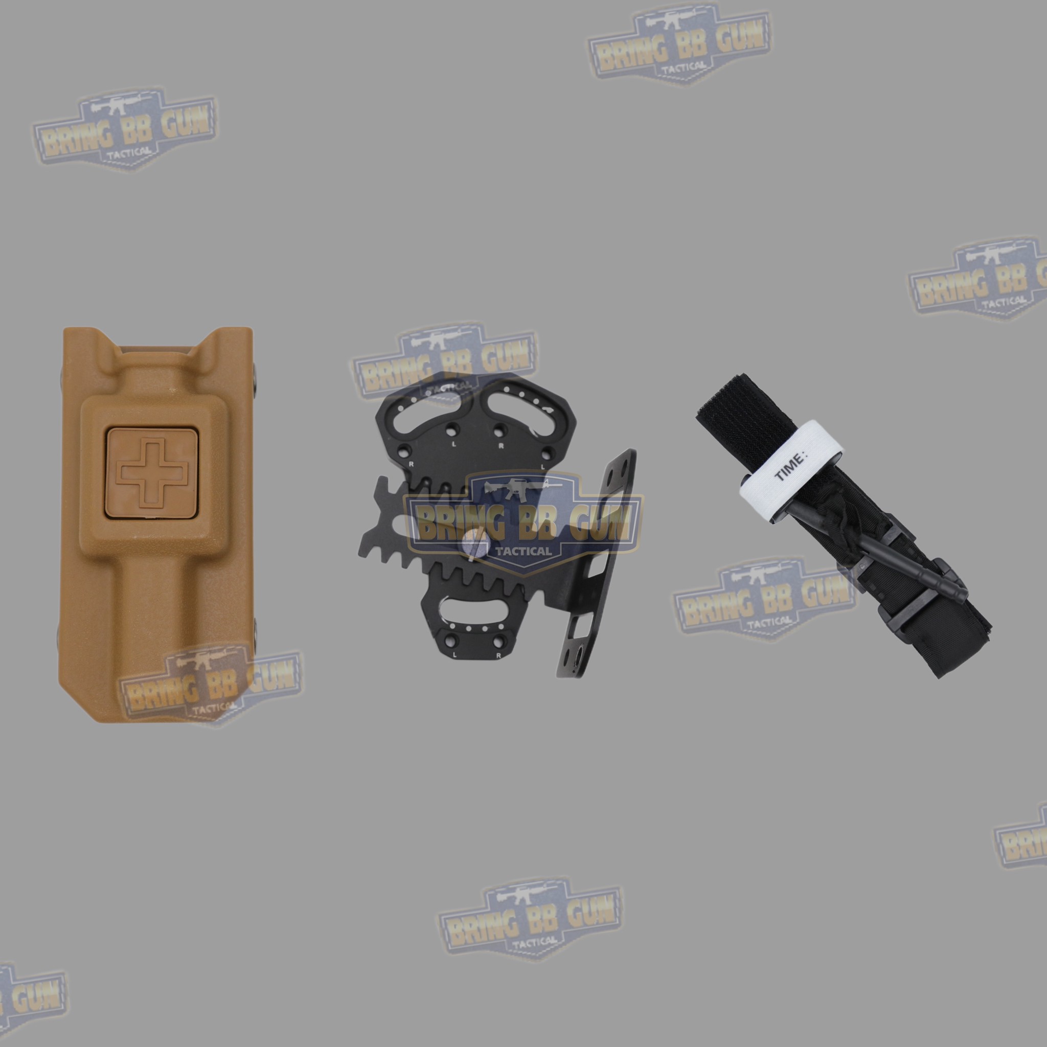 เพลทเสริมซองปืนติดเพ้าทูนิเก้ รุ่น NCP2 (แผ่นเพลทติดอุปกรณ์เสริมซองปืน) (Tourniquet Adapter Mount) (Tourniquet Adapter Mount for Safariland Holsters) (BBC NCP2) (NCP2 for Safariland Holsters) (Negative Cant Plate)