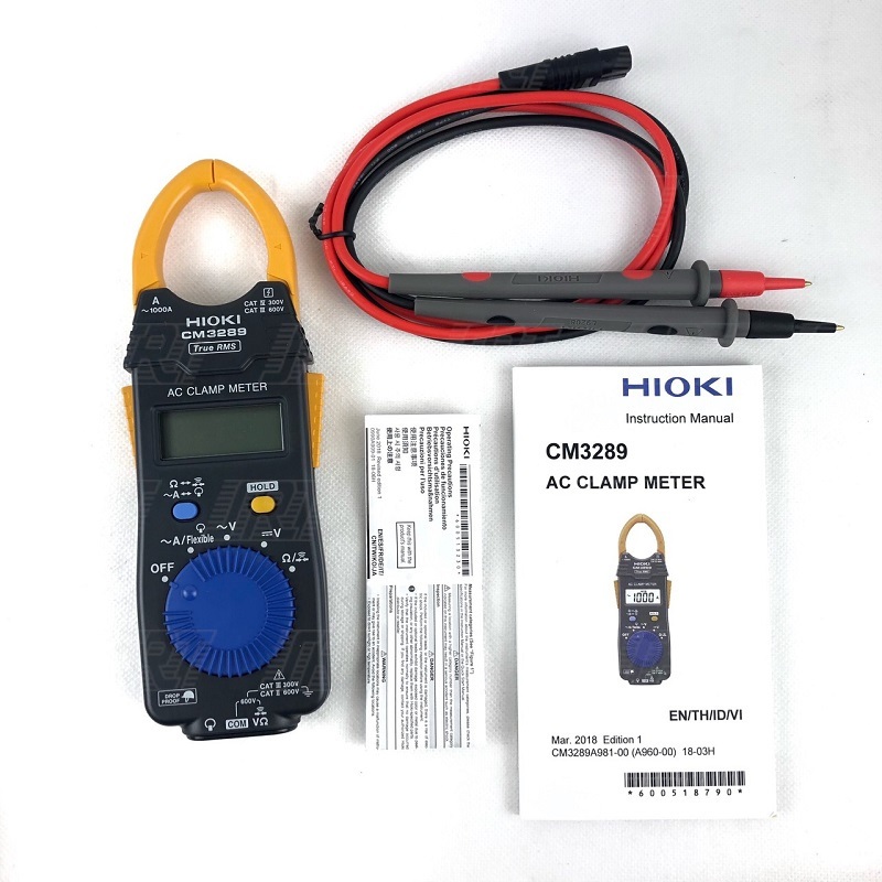 แคลมป์มิเตอร์ HIOKI CM3289 | 06-HI-CM3289 | ยีห้อ HIOKI | CLAMP METER AC CM3289