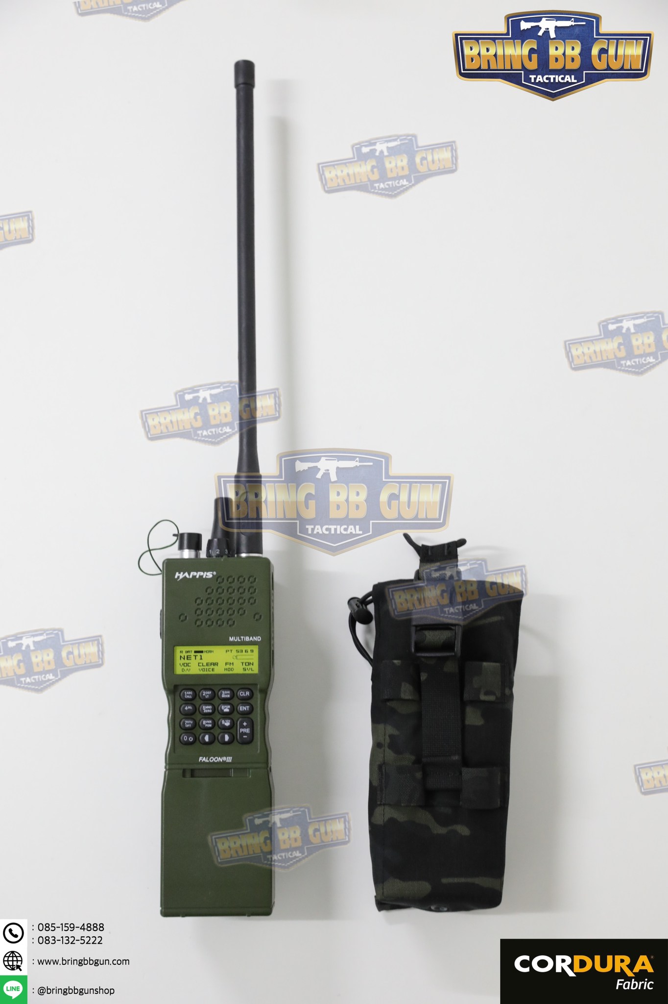 เพ้าวิทยุสื่อสาร สำหรับวิทยุ PRC-152 ซองวิทยุสื่อสารแบบผ้า (PRC-152 drop-down Radio Pouch) (Radio Holder)