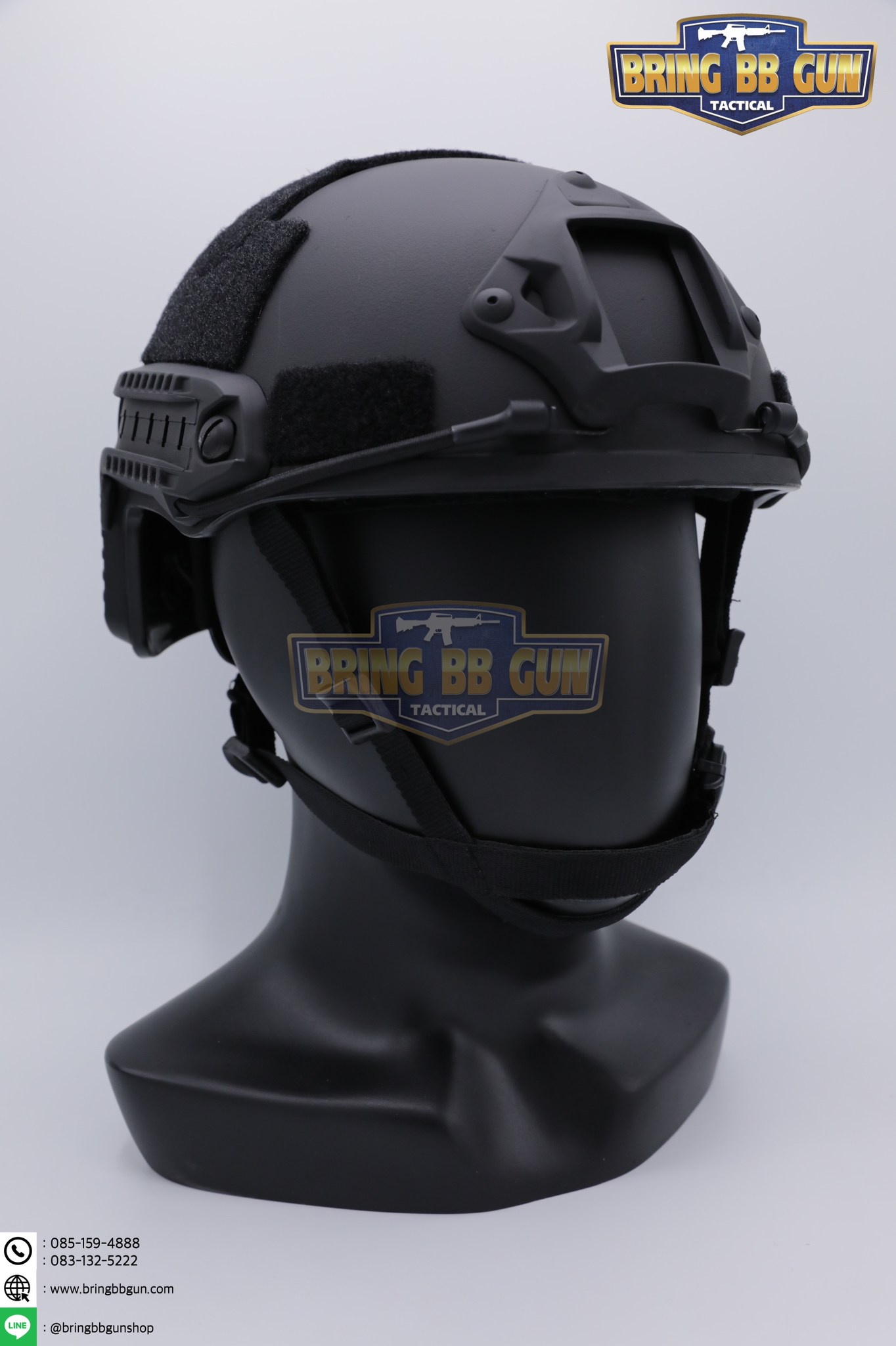 หมวก Fast ปรับท้ายทอยได้(หมวกฟาส) (Fast Helmet MH type) รุ่น Upgrade Version No holes ปรับรัดท้ายทอย