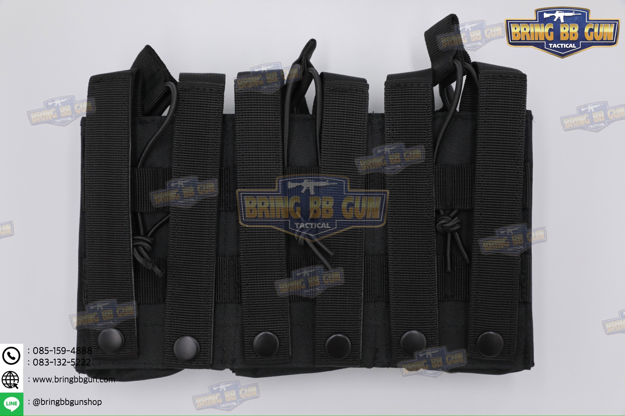 เพ้าแม็กกาซีนปืนยาว (แบบผ้า) รุ่น 6ช่อง (M6)