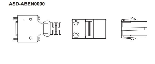 Delta encoder connector ASD-BCAEN0000