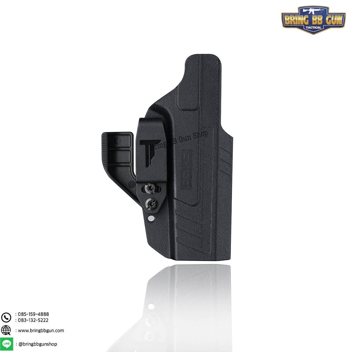 ซองปืน รุ่นIWB Claw Holster ยี่ห้อ Cytac รุ่น Glock17 (ซองปืนพกใน ปรับมือซ้ายมือขวาได้) ปืนที่ใส่ได้ Glock17/22 gen1-5;Glock31 gen1-4