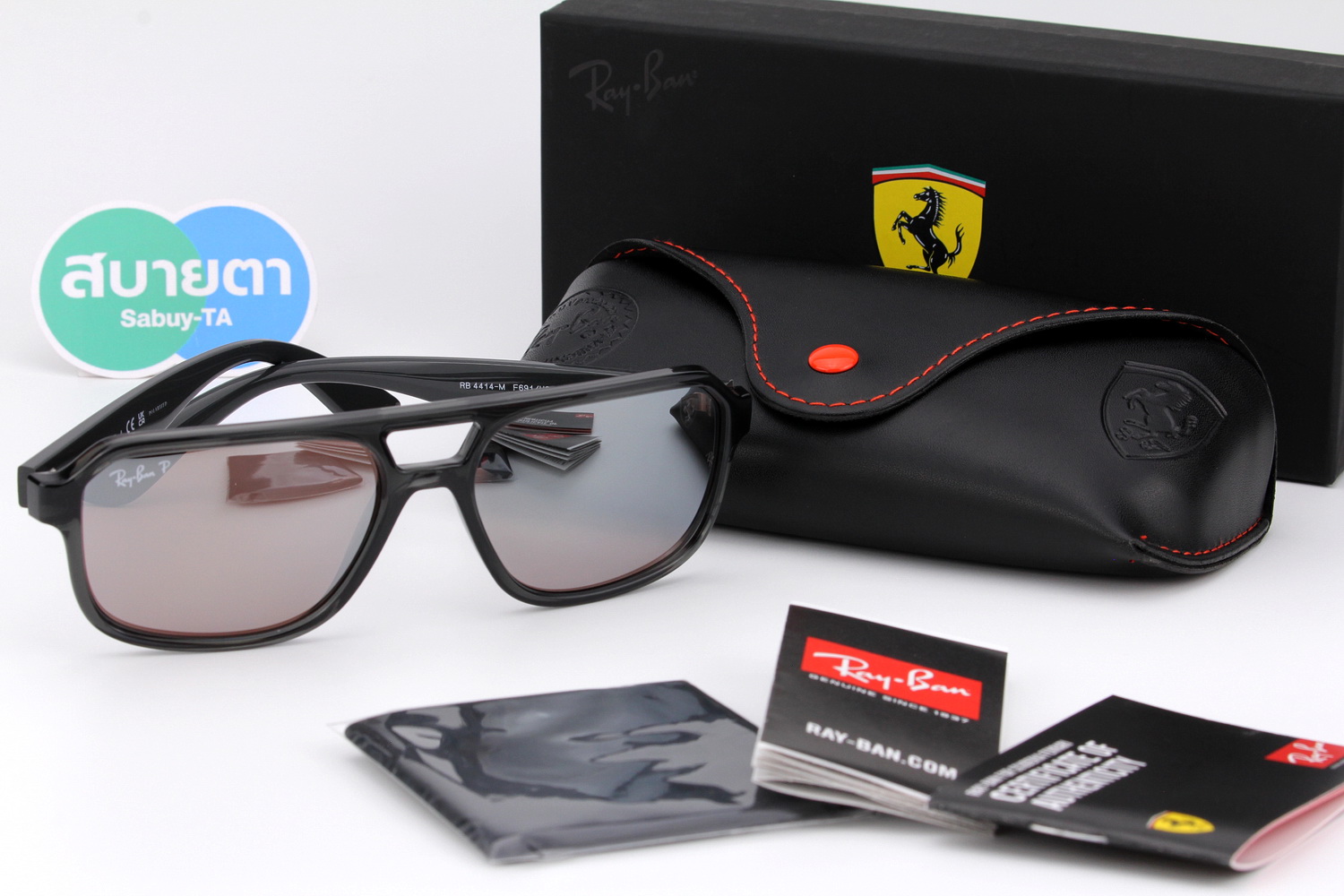 RayBan Ferrari Collection RB4414M F691H2 Polarized Lens