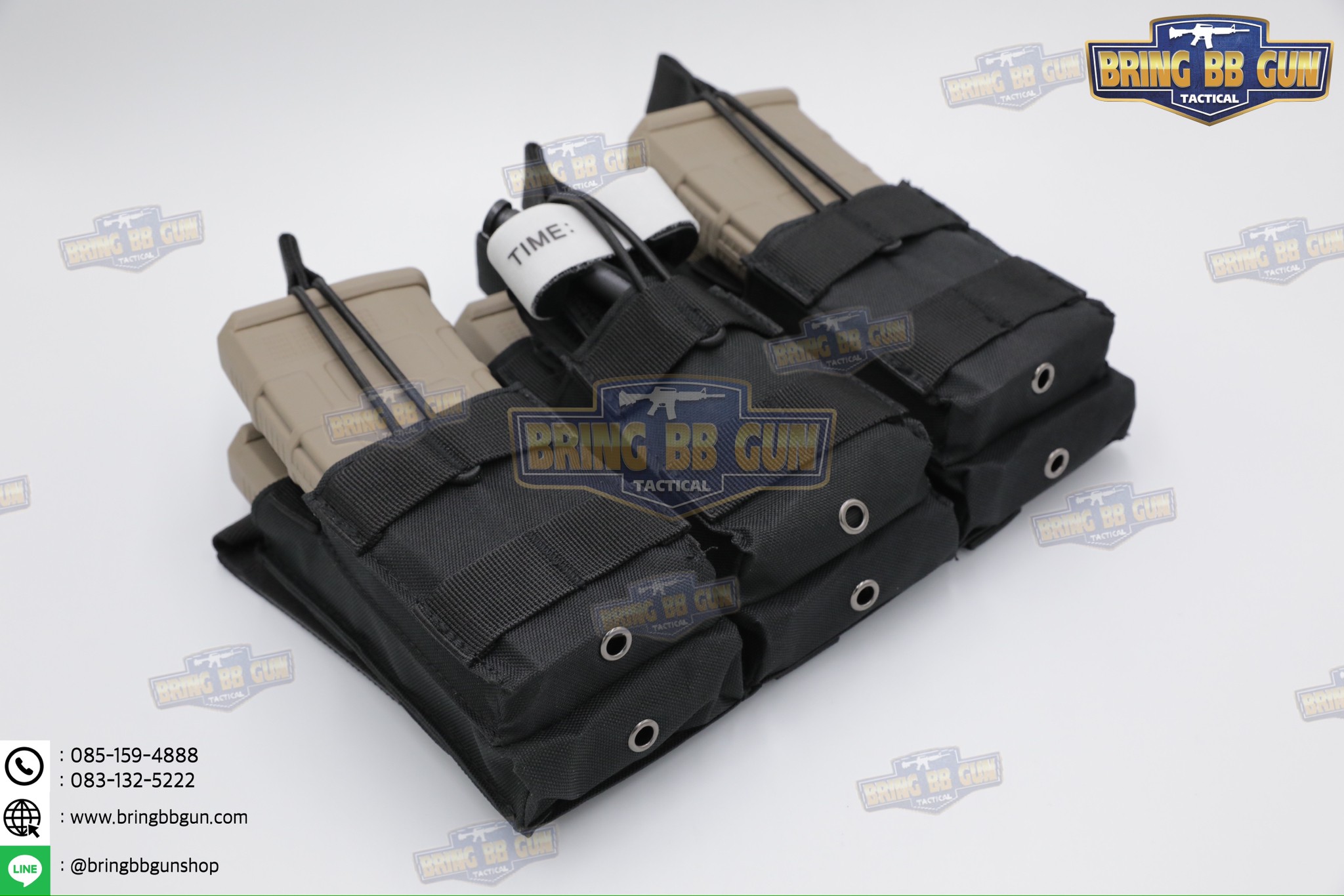 เพ้าแม็กกาซีนปืนยาว (แบบผ้า) รุ่น 6ช่อง (M6)