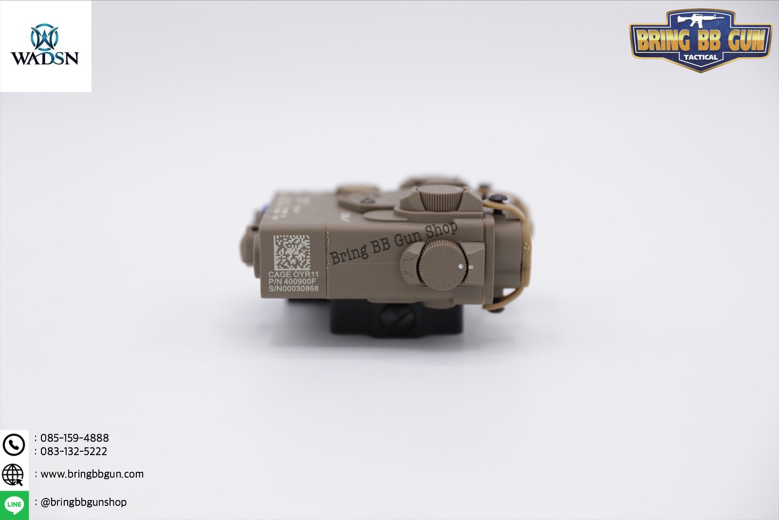 กล่องAN/PEQ-15A รุ่น DBAL-A2 (เลเซอร์ชี้เป้าอย่างเดียว) ยี่ห้อ WADSN รุ่น บอดี้พลาสติก (Dual Beam Aiming Laser - Advanced2)