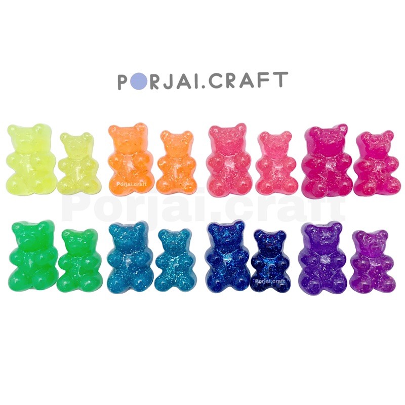 ลูกปัดหมี Gummy Bear Beads